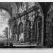 View of the upper floor of the menagerie of wild beasts made ??by Domitian for the use of the Flavian Amphitheatre, commonly known as the Curia and Ostilia